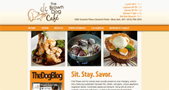 Desktop Screenshot of browndogcafe.com